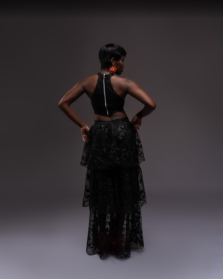 Black elegant 2 pieces