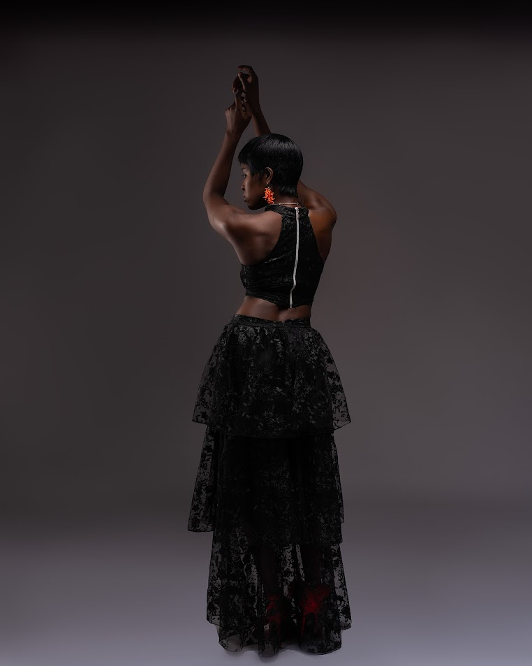 Black elegant 2 pieces