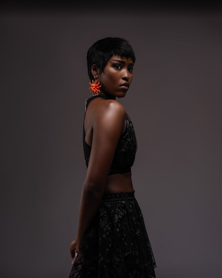 Azure Bloom Statement Earrings