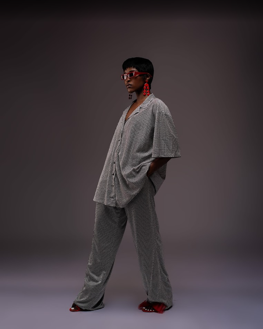 Relaxed Textured Two Piece Set